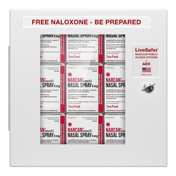 Aek Naloxone Distribution  Giveaway Cabinet 9Unit EN9552